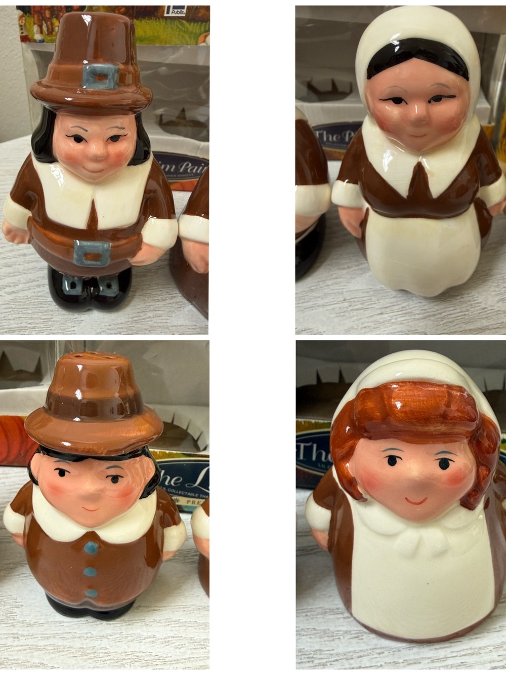 The Publix Pilgrim Salt & Pepper Fall Thanksgiving Family Bundle-4 Pieces